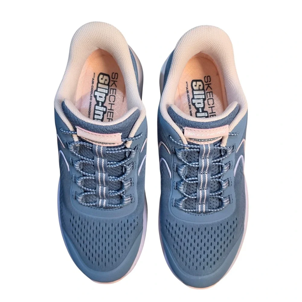 Skechers Slip-ins Glide-Step Adventure Slate Pink Sneakers Memory Foam Womens 7 - Picture 3 of 6